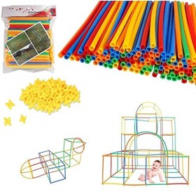 FeiWen Paille Assemblage Blocs de Construction Coloré assemblé Blocs Jardin denfants Léducation de la Petite enfance Jouets