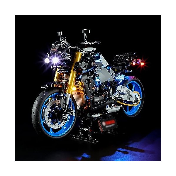 LIGHTAILING Kit déclairage LED pour Lego- 42159 Yamaha MT-10 SP Modèle de blocs de construction - Jeu de lumière LED compati