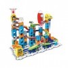 VTech - Marble Rush, Circuit à Billes Électronique Rocket Set Electronic M100E, Jeu de Construction, 79 Pièces, 10 Billes, Ca