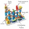 VTech - Marble Rush, Circuit à Billes Électronique Rocket Set Electronic M100E, Jeu de Construction, 79 Pièces, 10 Billes, Ca