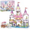 COGO Château Princesse, Jeux de Construction, Cadeaux pour Enfants, Filles et Garçons 6 à 12 Ans, 254 Pièces, Éducatifs