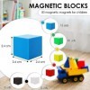 PERNA HOME Cubes magnétiques pour enfants, Jeu Aimants Blocs de Construction Magnétiques Éducatifs, Puzzle Magnétique Magnéti