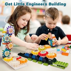 burgkidz Jouets pour Enfants Briques de Construction pour de 3 4 5 6 Ans, Blocs de Construction Classiques compatibles avec T