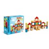 Jeujura - 8243- Jeux de Construction-Construire - Blocs de Construction - 82 Pieces en Bois