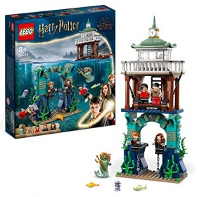 LEGO 76420 Harry Potter Le Tournoi des Trois Sorciers : Le Lac Noir, Jouet avec Maquette de Bateau et 5 Minifigurines, Constr