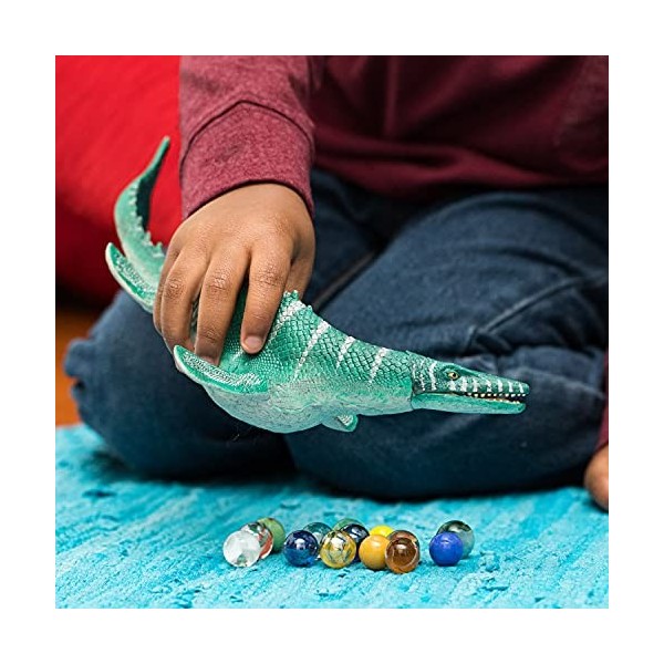 Schleich 15026 Mosasaurus, dès 5 Ans, Dinosaurs - Figurine, 32,2 x 11,8 x 6,6 cm