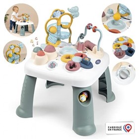 Smoby - Little Smoby - Table DActivités - Fonctions Mécaniques - Trieur de Formes - Jouet pour Bébé dès 12 Mois - Fabriqué e