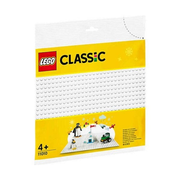 LEGO Set: 3 x 11010 Plaque de Base Blanche
