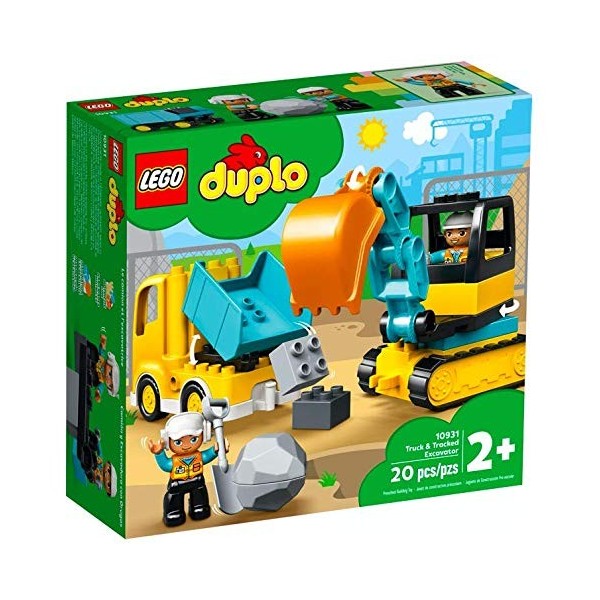 Collectix Lego Duplo 10931 Ensemble pelleteuse et camion + chargeur sur roue 10930