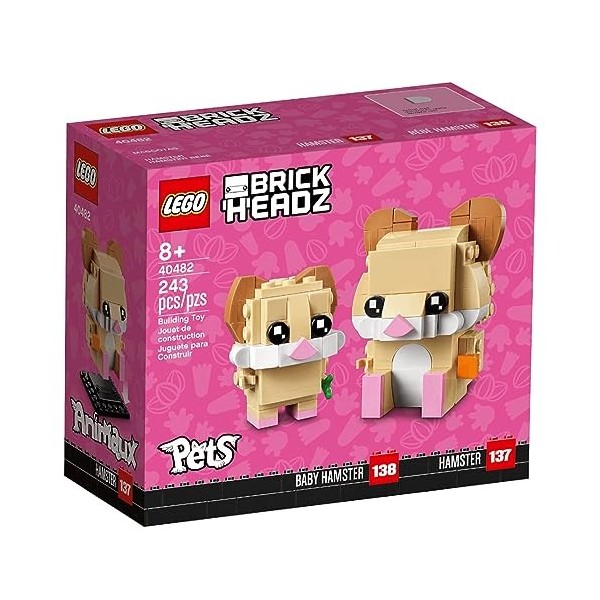 LEGO BrickHeadz 40482 Ensemble pour hamster et hamster