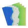 Feleph Classic La Plaque de Base Verte et Bleue, Jeu de Construction, Compatible avec Toutes Les Briques de Construction Rec