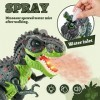 HYAKIDS Dinosaure Jouet pour Enfant avec Pulvérisation deau, T-Rex Figurine avec Lumières, Rugissement, Marche, Cadeaux pour