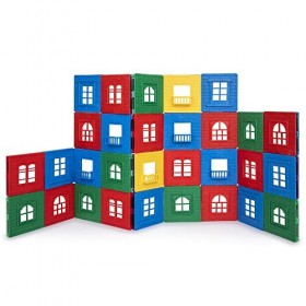 Playmags Carreaux aimanté bâtiment 60 Pcs Tiles Set 