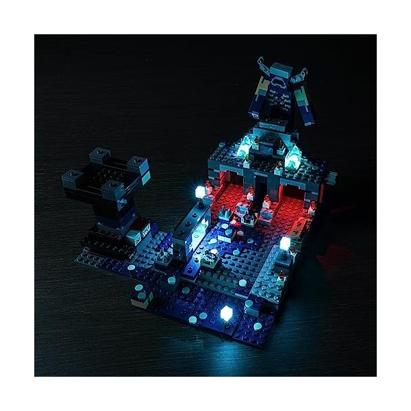 Kit déclairage LED pour Lego Deep Dark Battle, ensemble déclairage LED pour Lego Minecraft The Deep Dark Battle 21246 – Mod