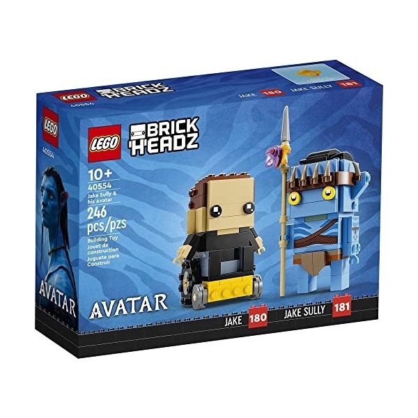 LEGO BrickHeadz 40554 Jake Sully et Son Avatar