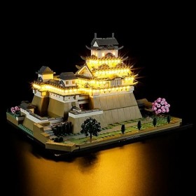 YEABRICKS LED Lumière pour Lego-21060 Architecture Le château dHimeji Modèle de blocs de construction ensemble Lego non inc
