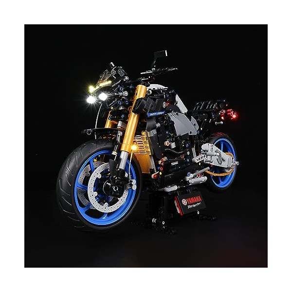 Kyglaring Kit déclairage LED sans modèle - Compatible avec Lego-42159 Technic Yamaha Motorcycle-10 SP Building Blocks Mode