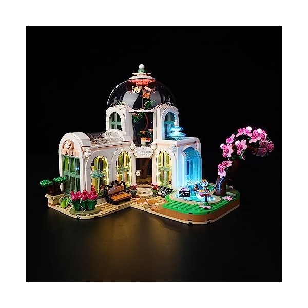 Kyglaring Kit déclairage LED sans modèle - Compatible avec Lego-41757 Friends Botanical Garden Building Blocks Model Set -