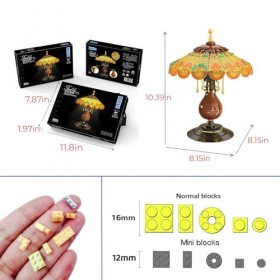 Aigidusansu Ensemble de mini lampes de table de style rétro, modèle créatif et décoration dintérieur pour adultes, idée cade