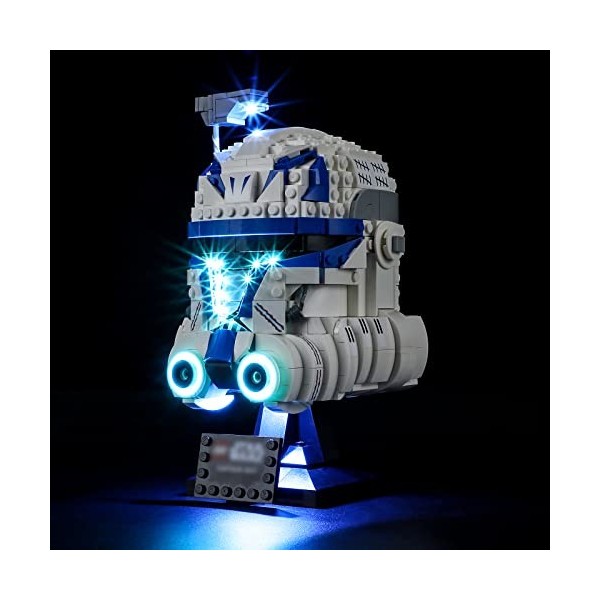 LIGHTAILING Lampe pour casque Lego- 75349 Captain-Rex - Kit déclairage LED compatible avec le modèle Lego Building Blocks - 