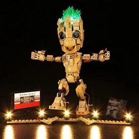 Set déclairage LED pour Lego 76217 Marvel I Am Groot Toy, Set déclairage LED pour Lego I Am Groot Creative Gift Set décla
