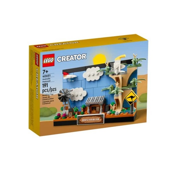 LEGO Creator Australia Postcard 40651 Lot de 7 jouets de construction 191 pièces