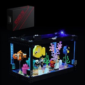 Kit déclairage LED pour aquarium LEGO, ensemble déclairage LED pour Lego 31122 Creator 3 en 1 Chevalet et coffre au trésor 