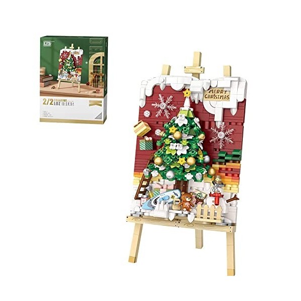 LOZ Mini Blocks - 1283 - Arbres de Noël - Briques de construction - Jouet - 667 pièces - Modèle de blocs de serrage - Pour en