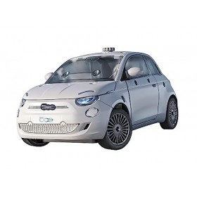 Clementoni- Fiat 500 Électrique Jeu de Construction, 55505.5, Divers, Mediano