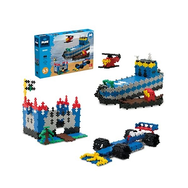 Plus-Plus - PP3720 - Boîte de 480 Pièces Jeux de Construction 3-en-1