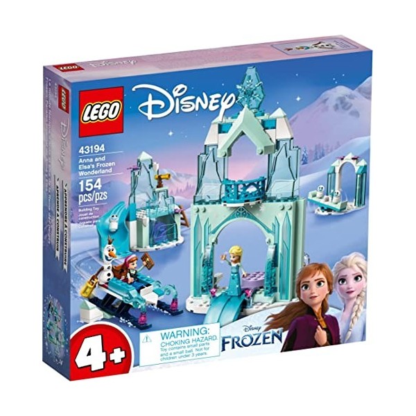 LEGO 43194 Disney Le Monde féérique d'Anna et Elsa de la Reine des Neiges  avec château et poupées de Princesses, Enfant 4 Ans et Plus : :  Jeux et Jouets