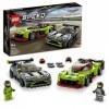 LEGO 76910 Speed Champions Aston Martin Valkyrie AMR Pro & Vantage GT3: Maquette de Voitures de Course à Construire, Cadeau p