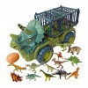 sharprepublic Dinosaure Engineering Vehicle, Jouet Dinosaure, Dinosaures Et Créatures Préhistoriques, Voitures avec Oeuf Et F