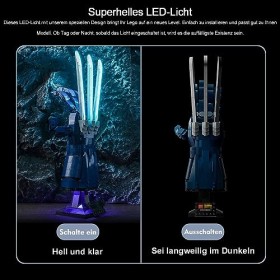 Jeu déclairage LED de contrôle de la lumière pour Lego 76250 Les Griffes dadamantium de Wolverine modèle Non Lego , Set d