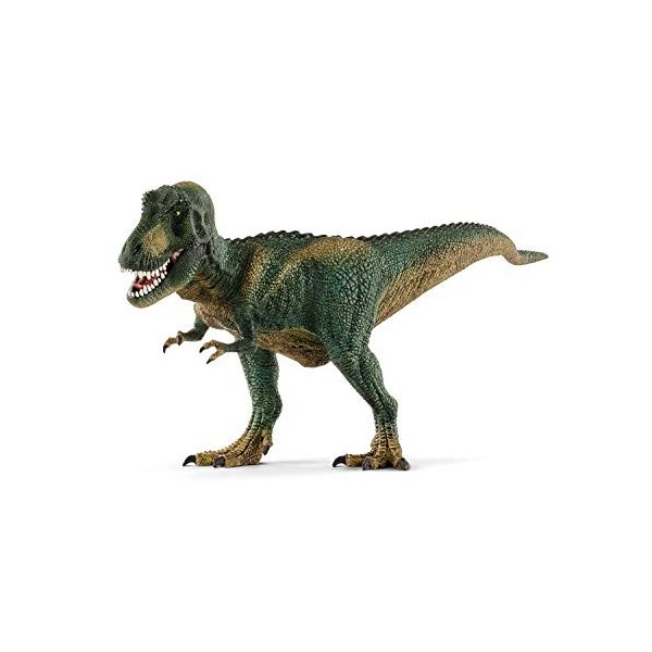 SCHLEICH 14587 Dinosaurs – Tyrannosaure Rex, Figurine T-Rex avec détails réalistes et mâchoire Mobile, Jouet Dinosaure inspir