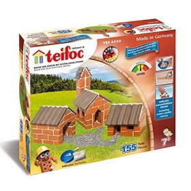 Teifoc Jeu de Construction en Pierre Village 4310 Multicolore