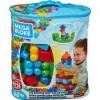 MEGA Bloks Sac Bleu, Jeu de Blocs de Construction, 60 pièces, Jouet pour bébé et Enfant de 1 à 5 Ans, DCH55 & AquaDoodle Tomy