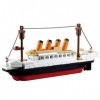 SuSenGo Titanic Kit de Construction de Bateau 194 pièces Jeux de Construction pour Enfants, Compatible avec Lego