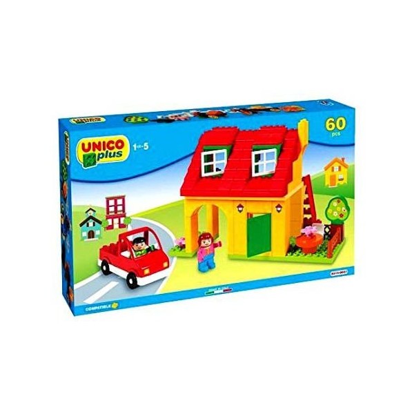 Unico Plus- Casitas Jeu de Construction Androni 8515 , Couleur/modèle Assorti