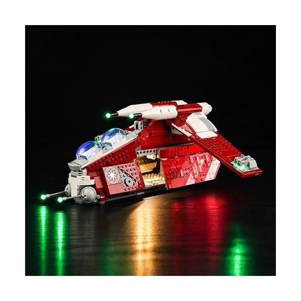 Kit déclairage LED pour Lego The Clone Wars Coruscant Guard Gunship 75354 pas de Lego , kit déclairage décoratif pour joue