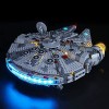 GEAMENT Jeu De Lumières pour Star Wars Millennium Falcon Faucon Millenium - Kit Déclairage LED Compatible avec Lego 75257 