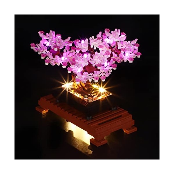 BRIKSMAX Kit d’éclairage à LED pour Lego Creator Bonsai Tree- Compatible avec Lego 10281 Blocs de Construction Modèle- Pas in