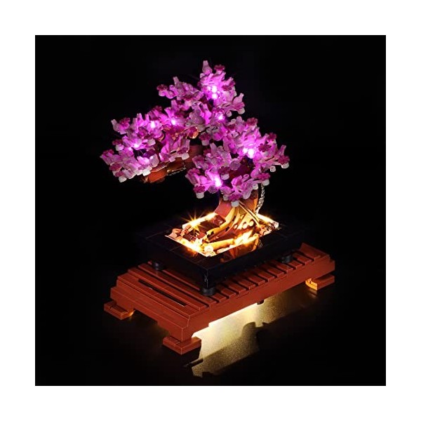 BRIKSMAX Kit d’éclairage à LED pour Lego Creator Bonsai Tree- Compatible avec Lego 10281 Blocs de Construction Modèle- Pas in