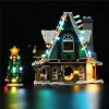 GEAMENT Jeu De Lumières Compatible avec Lego Seasonal Elf Clubhouse - Kit Déclairage LED pour Creator 10275 Jeu Lego Non In