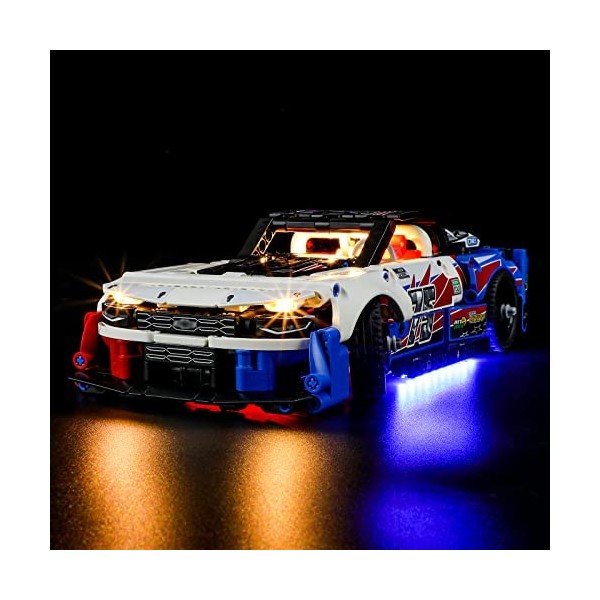 BRIKSMAX Kit d’éclairage à LED pour Lego Technic Chevrolet Camaro ZL1 NASCAR Next Gen - Compatible with Lego 42153 Blocs de C