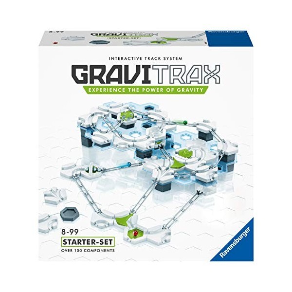 Ravensburger - Gravitrax - Starter Set - 27597 - Jeu de construction STEM - Circuits de billes créatifs - 122 pièces - Enfant