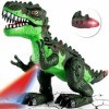 TOEY PLAY Dinosaure Jouet pour Enfant, T-Rex Figurine Dinosaure avec Lumières et Sons, Marche, Projection, Dinosaures Jouets 