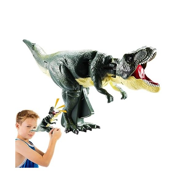 Geteawily Jouet Tyrannosaure Rex | Trigger The T Rex | Dinosaure Amusant pour Enfant | Fun Interactive Dinosaur Grabber Toy |