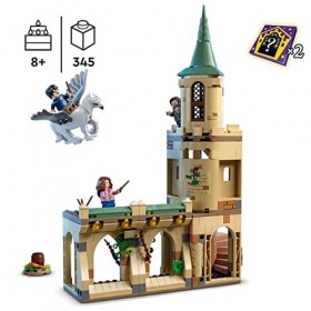 LEGO 76401 Harry Potter La Cour de Poudlard: Sauvetage Épique de Sirius, Jeu de Construction avec Figurine dHippogriffe, Jou