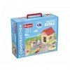 Jeujura - 8233- Jeux de Construction-Ma Petite Ecole - 77 Pieces